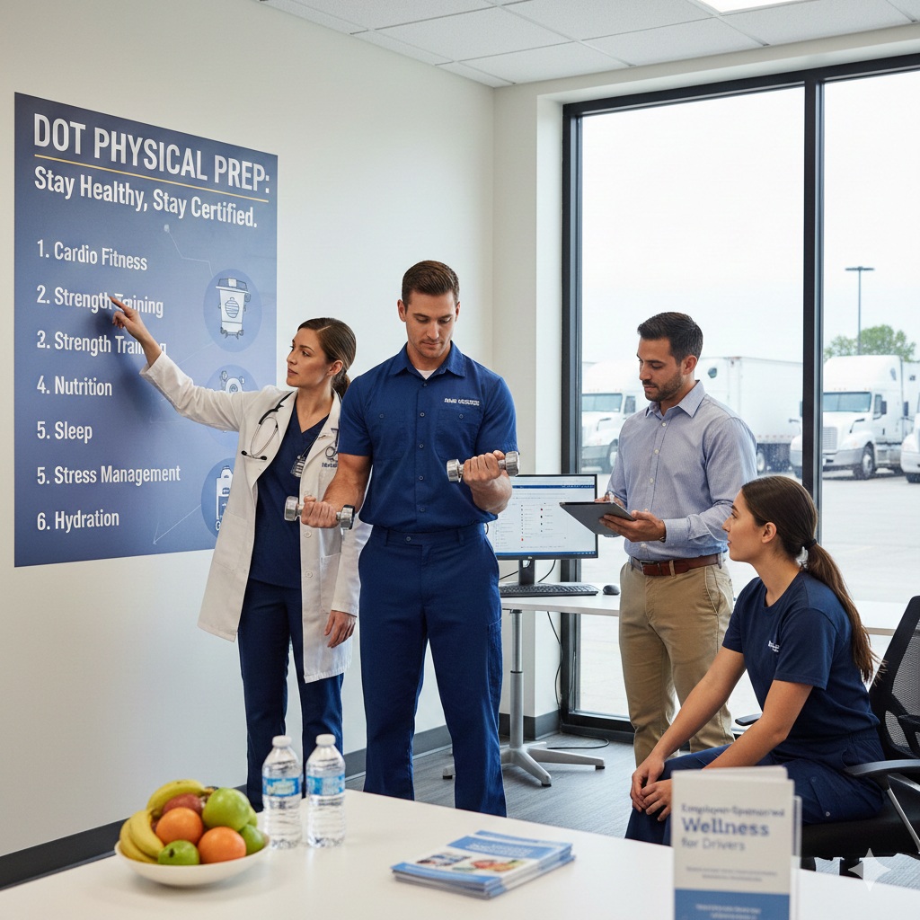 Truck Drivers Prepare for Their DOT Physicals